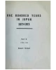 One Hundred Years in Japan 1873-1973: Part II 1923-1973