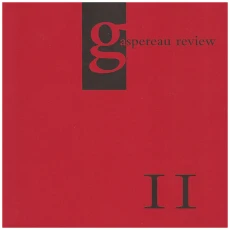 Gaspereau Review Vol II Spring 2000