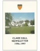 Clare Hall (Cambridge) Newsletter 1996-1997