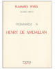 Flammes Vives. Numero Special. Hommage a Henry Mercadier de Madaillan.